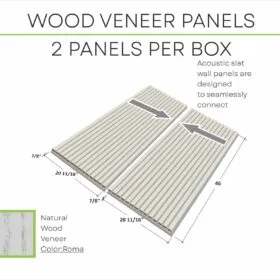Roma Wood Slat Wall Panels 8