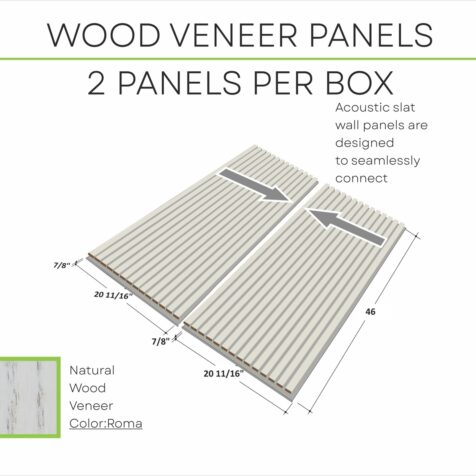 Modern wood slat accent wall