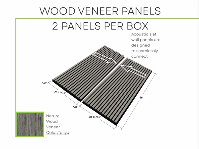 Modern wood slat accent wall