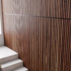 Black Metal Edge Trim for Wood Slat Wall Panels 7