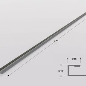 Black Metal Edge Trim for Barn Wood Wall 2