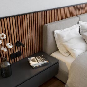 Black Metal Edge Trim for Wood Slat Wall Panels 10