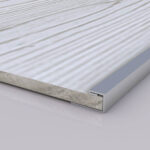 metal edge trim for peel and stick wall panels