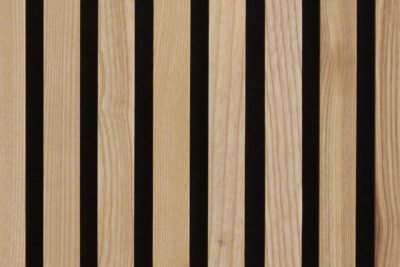 White Ash <br>Long Wood Slat Wall Panels 17
