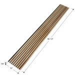 Wood slat panels for DIY projects