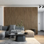 Wood slats for modern wood accent wall