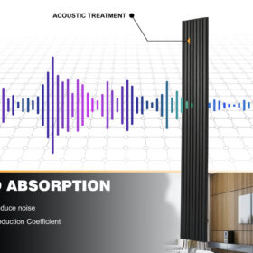 Budapest Full Height Wood Slat Wall Panels 7