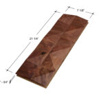 Walnut 3d wall panels size