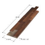 Walnut linear 3d wall panels size