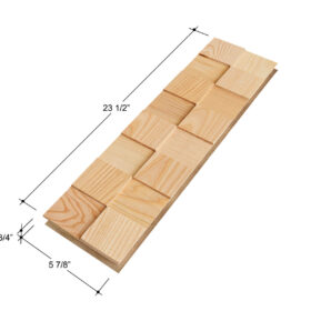White Ash Square 3D Wall Panels 6