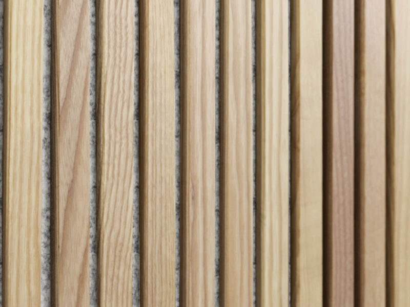 White ash decorative wood panels