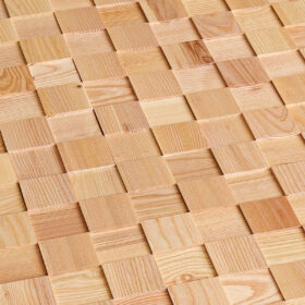 White Ash Square 3D Wall Panels 5