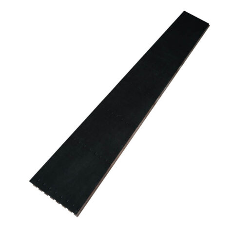 black wood slat panel