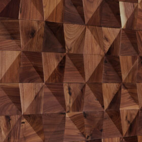 Walnut 3D Wall Panels 4
