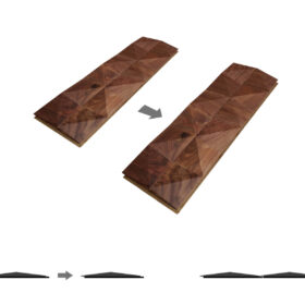 Walnut 3D Wall Panels 8