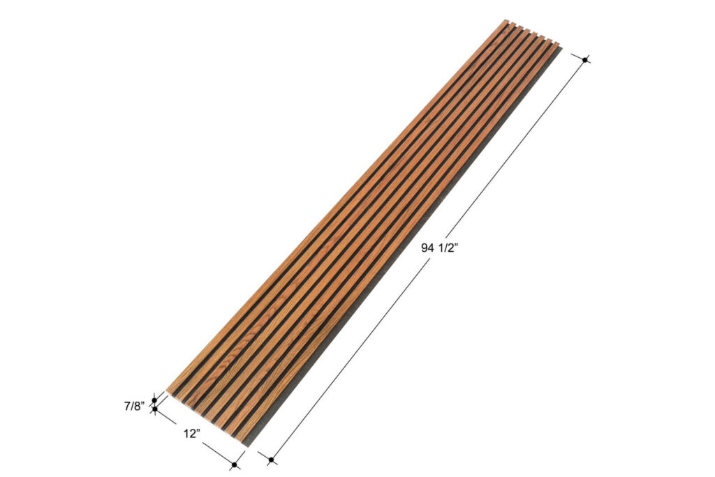 Montevideo Full Height Wood Slat Wall Panels 12