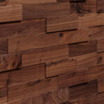 walnut wood wall paneling