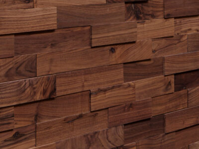 Walnut Linear <br>3D Wall Panels 21