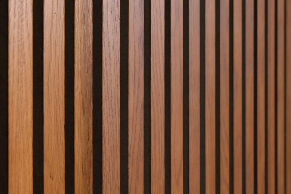 Montevideo Full Height Wood Slat Wall Panels 11