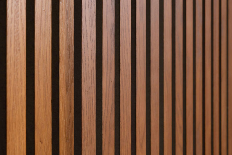 Montevideo Full Height Wood Slat Wall Panels 4