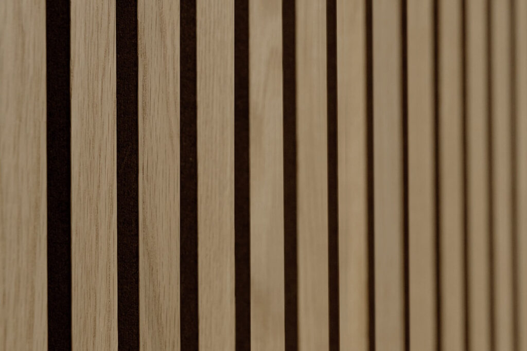 Oslo Full Height Wood Slat Wall Panels 13