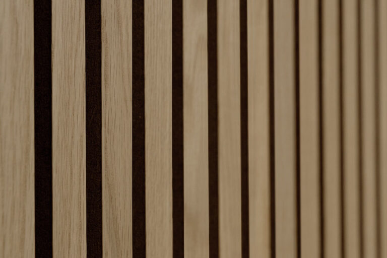Oslo Full Height Wood Slat Wall Panels 5