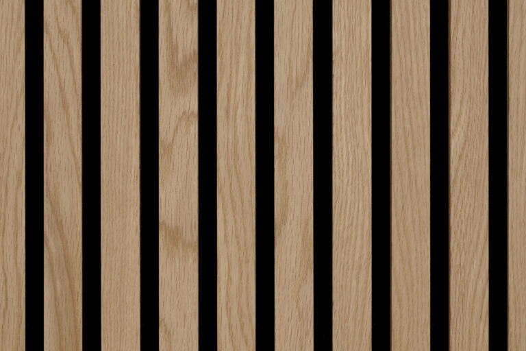 Oslo Full Height Wood Slat Wall Panels 4