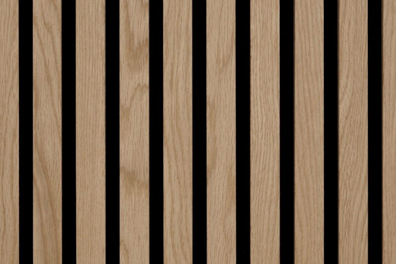 Oslo Full Height Wood Slat Wall Panels 4