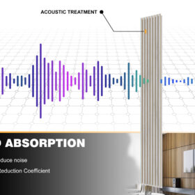 Roma Full Height Wood Slat Wall Panels 8