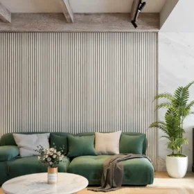 Roma Full Height Wood Slat Wall Panels
