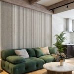 Roma full height wood paneling for walls for white wood slat wall