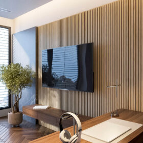White Ash Fluted Wood Panels (N Shape) 9