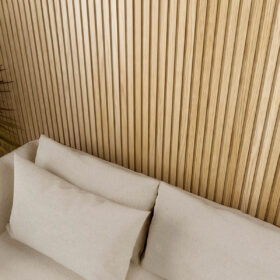 White Ash Fluted Wood Panels (N Shape) 3