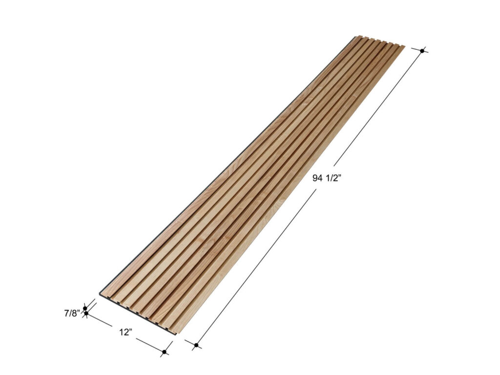 White Ash Fluted Wood Panels (N Shape) 9