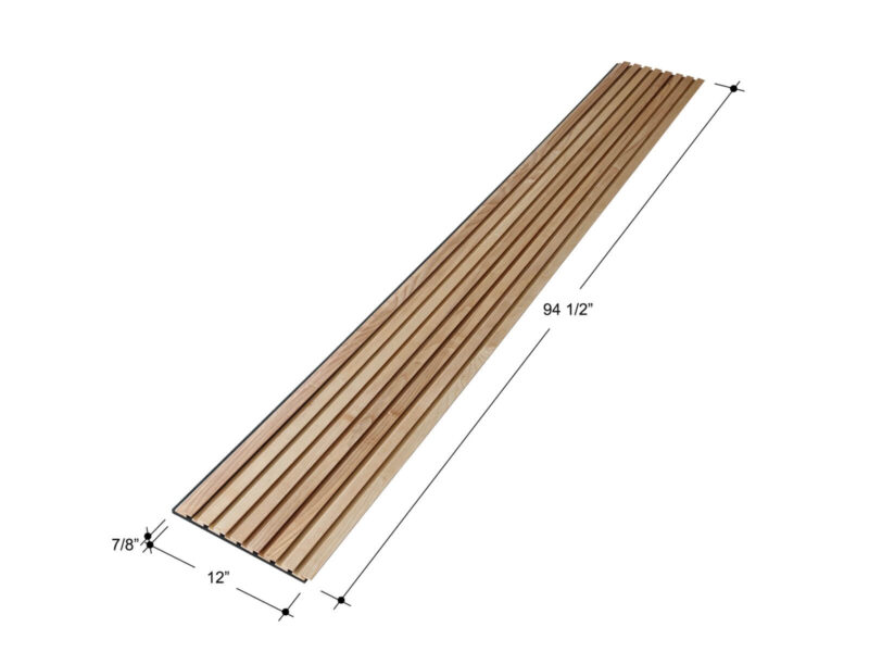 White Ash Fluted Wood Panels 9