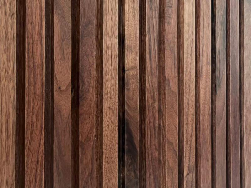 Walnut Fluted Wood Panels 6