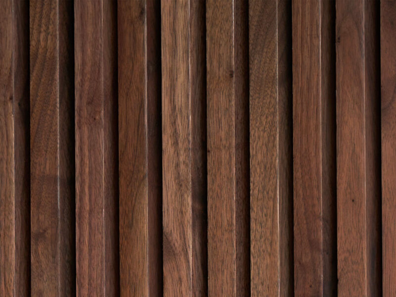 Walnut Fluted Wood Panels 5