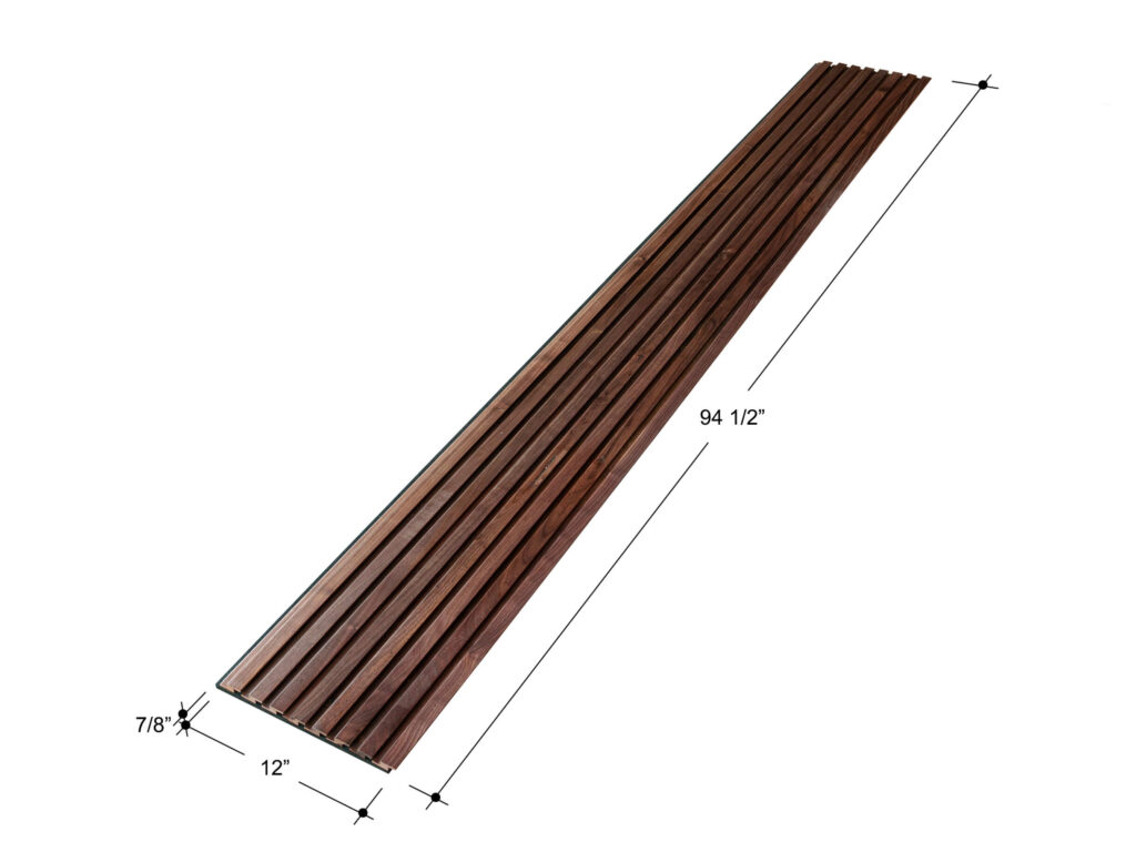 Walnut Fluted Wood Panels 16