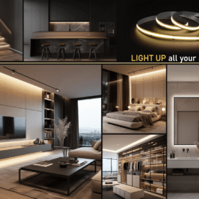 24V COB LED Strip Light Bundle – Single LED Strip 12