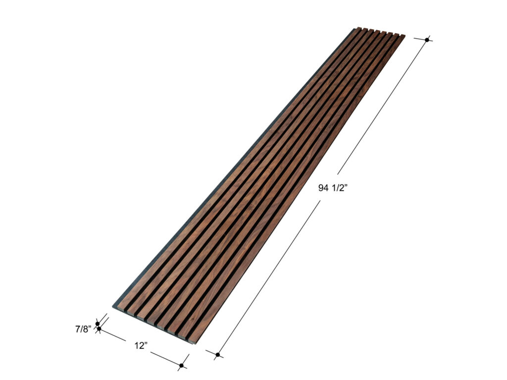 Copenhagen Full Height Wood Slat Wall Panels 12