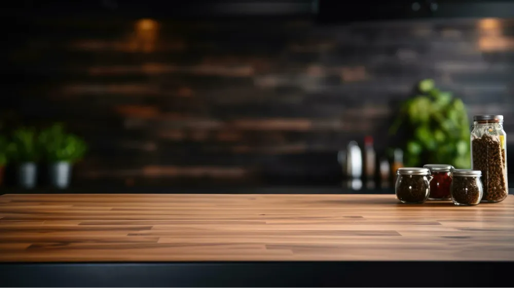 Use Wood Paneling as a Kitchen Backsplash