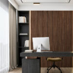 Copenhagen wood slat wall panels