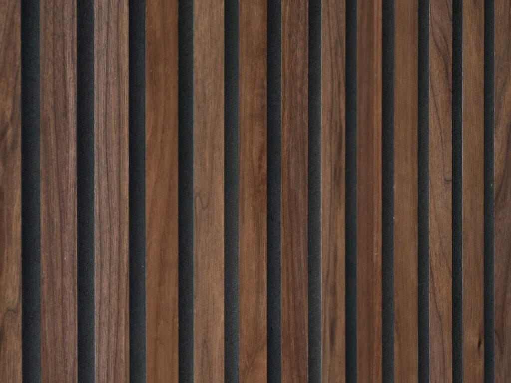 Copenhagen Full Height Wood Slat Wall Panels 11