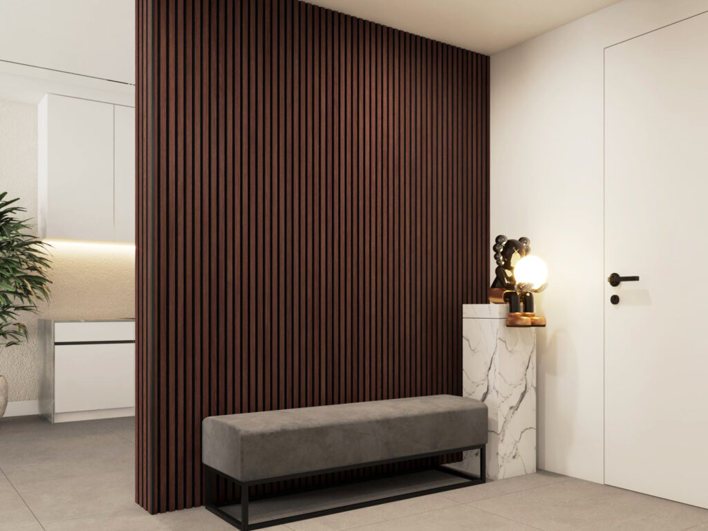 Lima Full Height Wood Slat Wall Panels 9