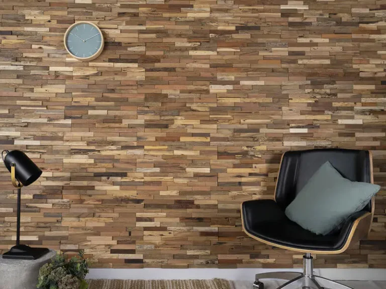 Our 3D wood wall panels are handcrafted from ethically sourced reclaimed barn wood