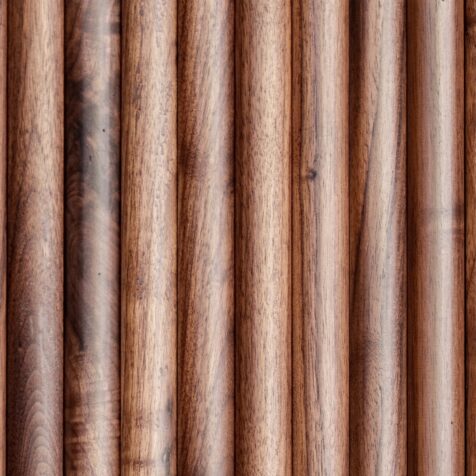 1 inch Half-Round Walnut Tambour panels