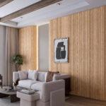 Half roung white ash flexible wood tambour panels