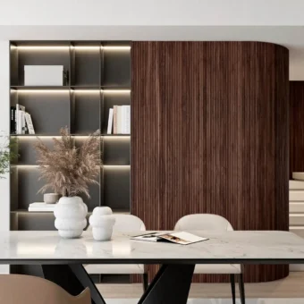 1/2″ Half-Round Walnut Tambour Wood Panels