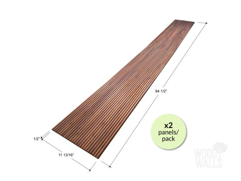 Walnut wood wall panels flexible panels