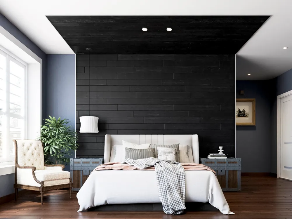 Black Shiplap Wall Living Room: 13 Design Ideas